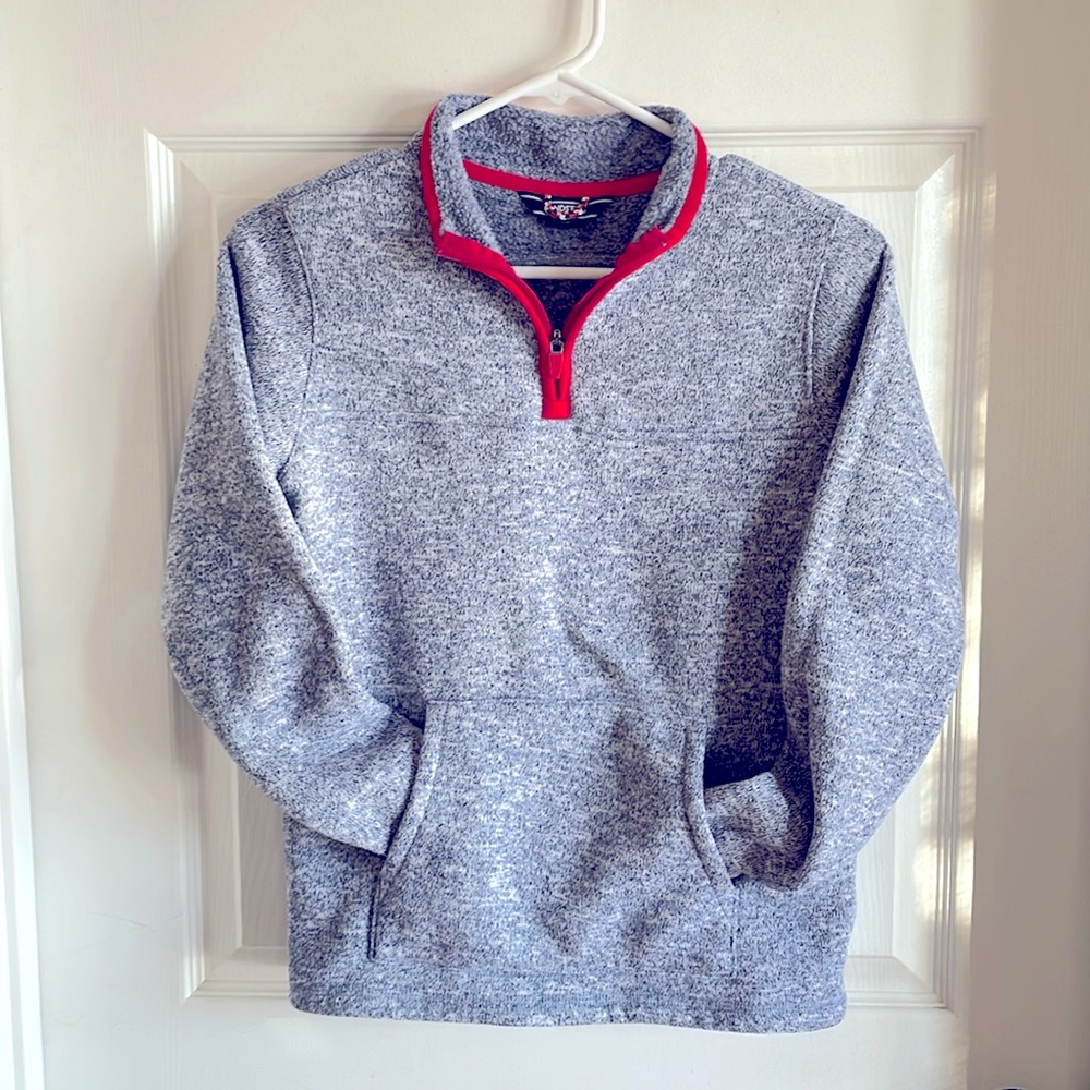 Youth Quarter Zip Fleece Top